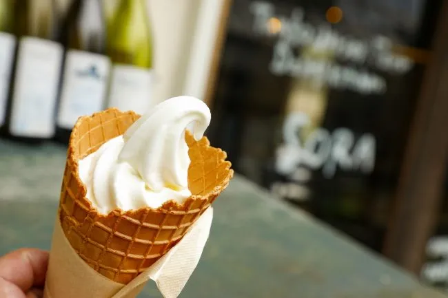 ソフトクリームの写真