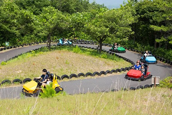 ゴーカートを愉しむ様子