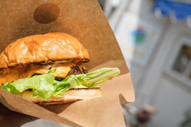 ハンバーガーの写真