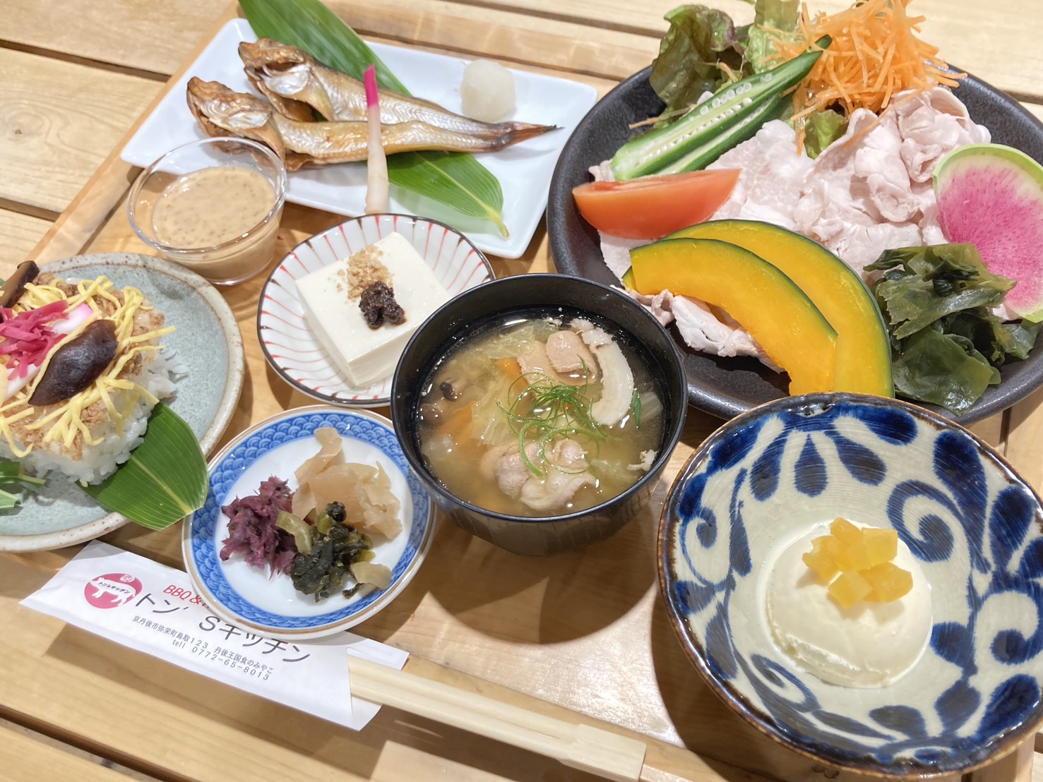 京丹波高原豚　生姜出汁しゃぶしゃぶ　冷