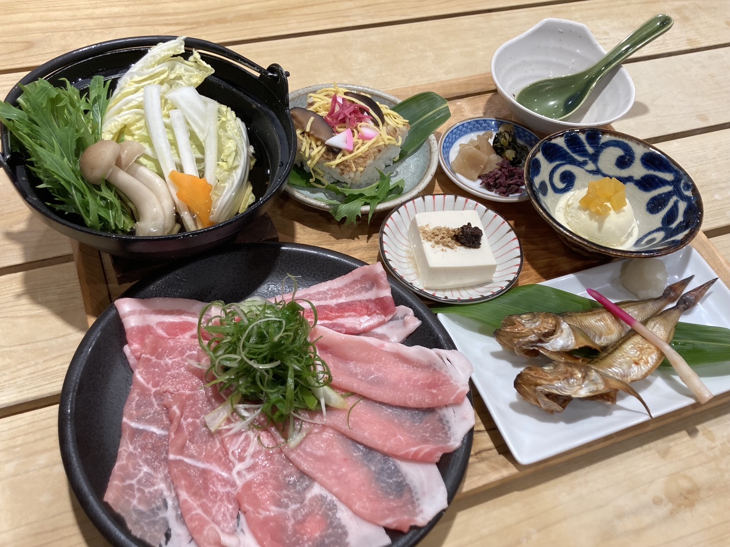 京丹波高原豚　生姜出汁しゃぶしゃぶ　温